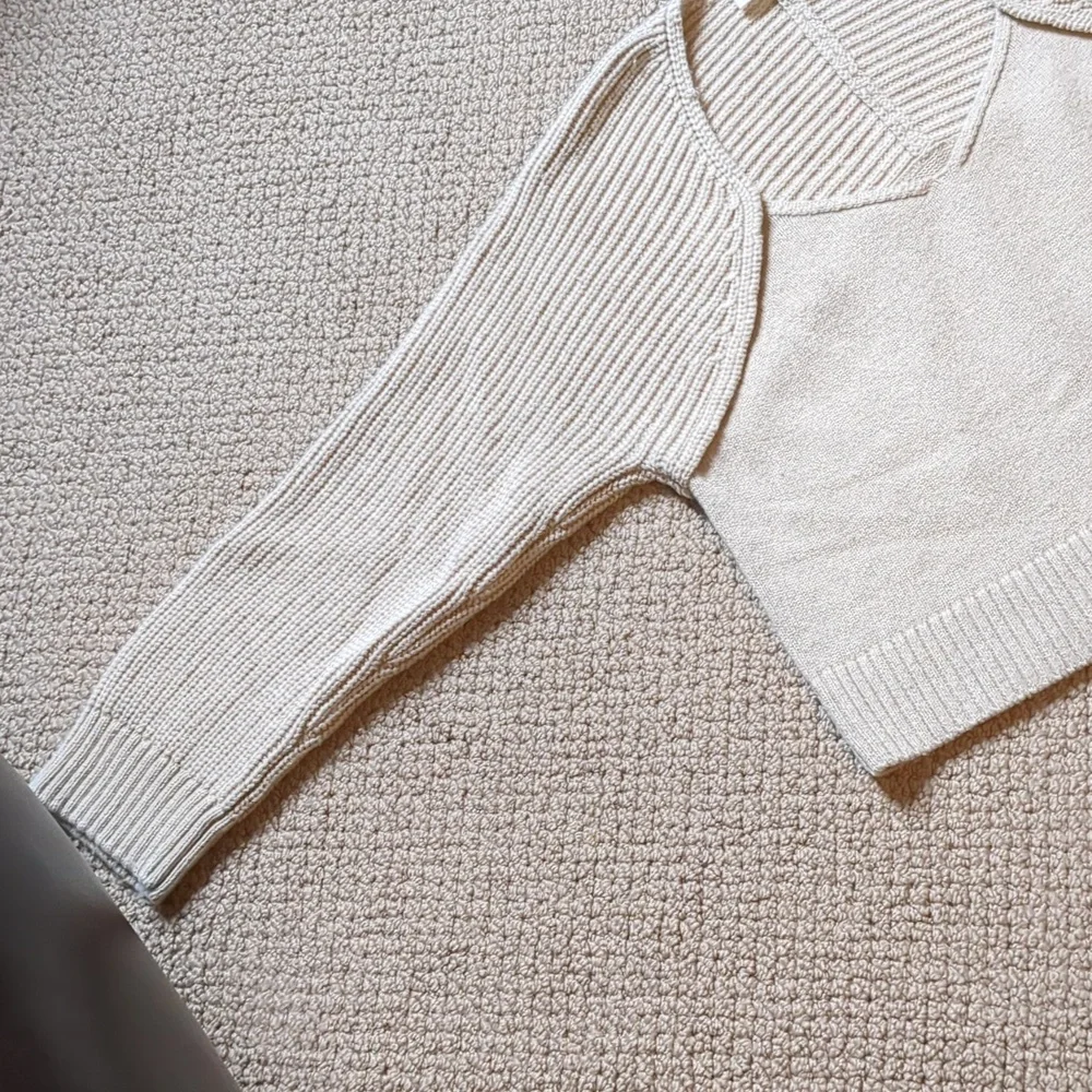 ba&sh Cream V-Neck Sweater - Picture 3 of 6